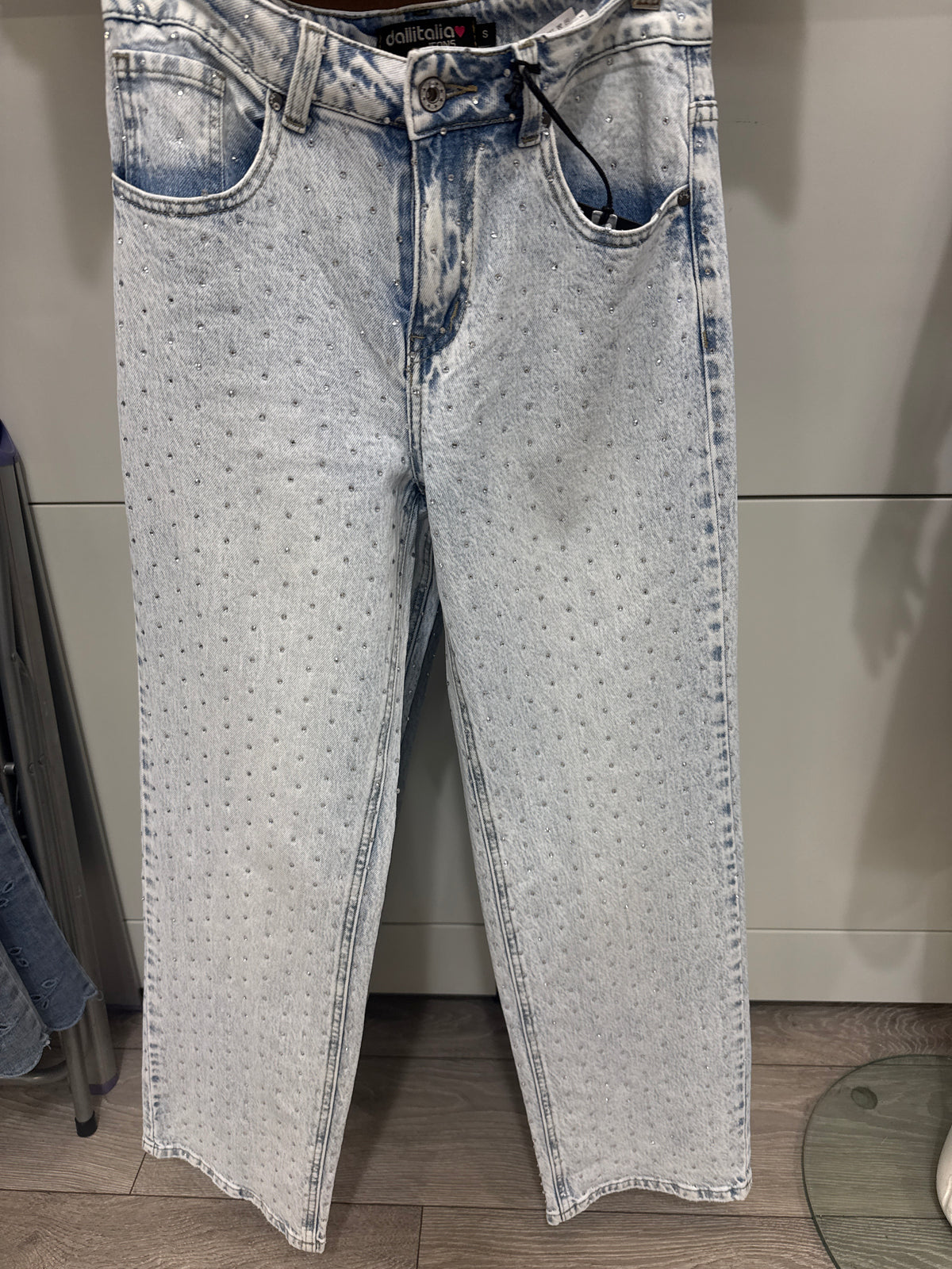 Lucia Diamanté Pant Blue Jean